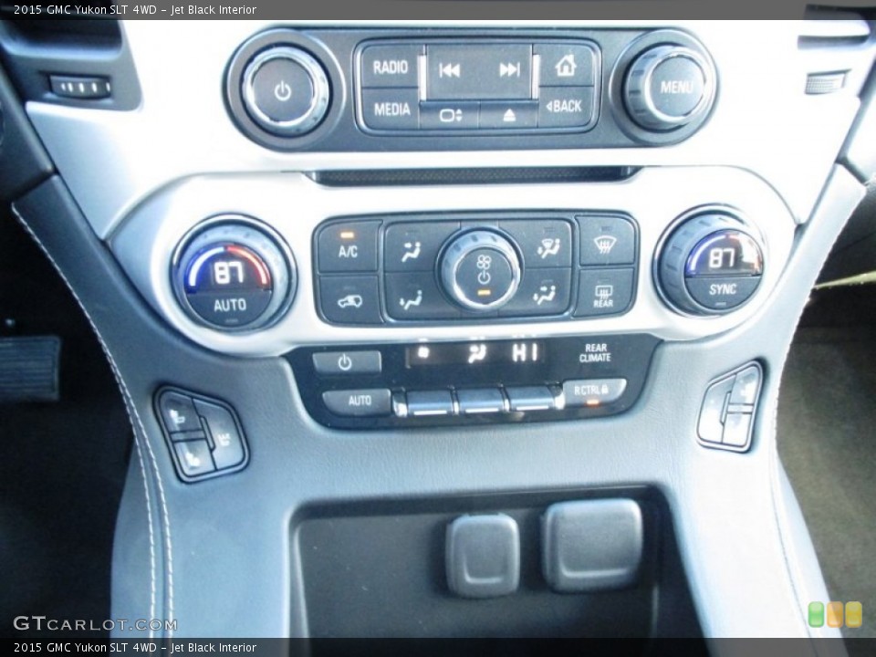 Jet Black Interior Controls for the 2015 GMC Yukon SLT 4WD #90999999