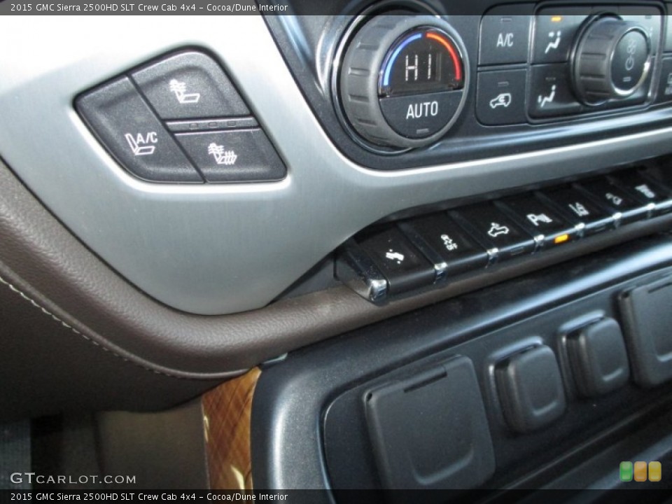 Cocoa/Dune Interior Controls for the 2015 GMC Sierra 2500HD SLT Crew Cab 4x4 #91000317