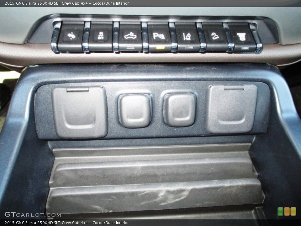 Cocoa/Dune Interior Controls for the 2015 GMC Sierra 2500HD SLT Crew Cab 4x4 #91000323