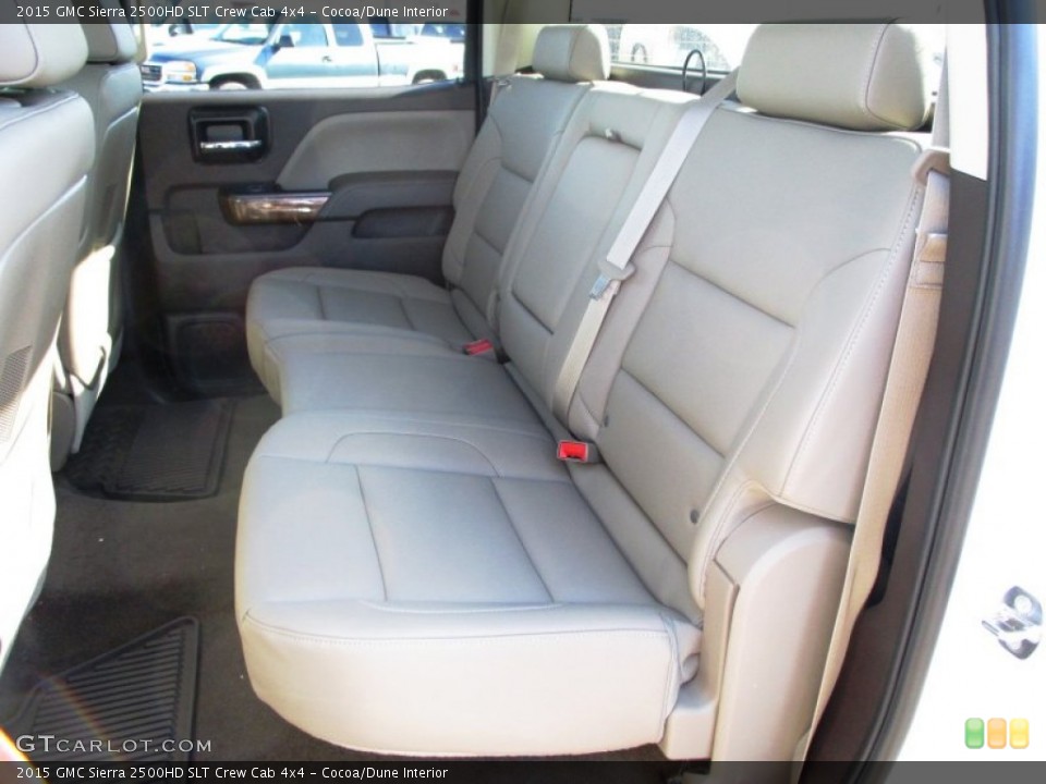 Cocoa/Dune Interior Rear Seat for the 2015 GMC Sierra 2500HD SLT Crew Cab 4x4 #91000365