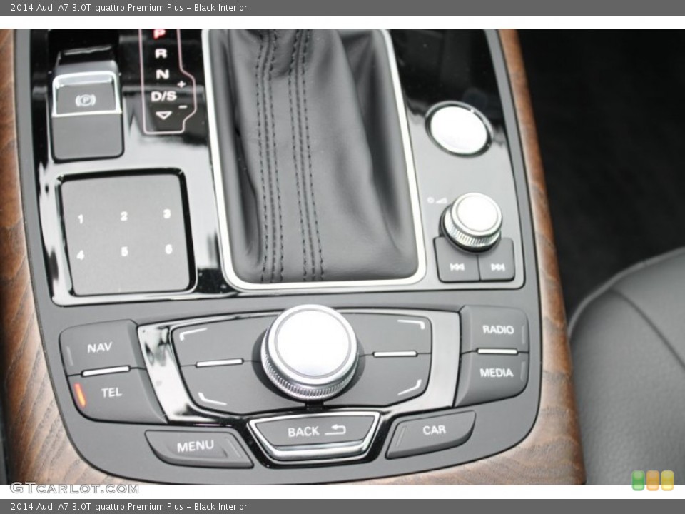 Black Interior Controls for the 2014 Audi A7 3.0T quattro Premium Plus #91000731
