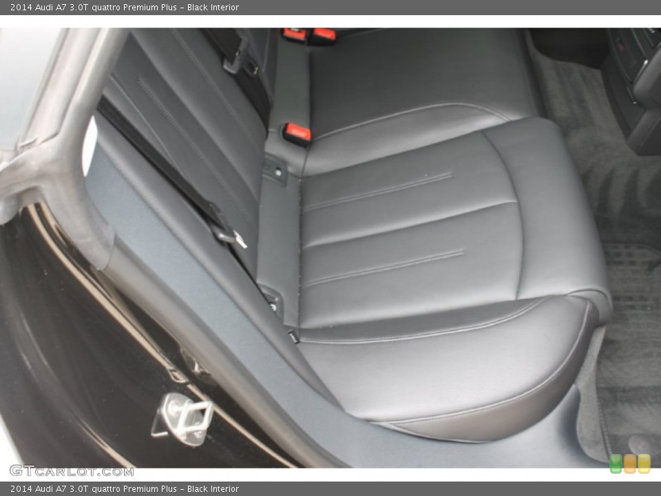 Black Interior Rear Seat for the 2014 Audi A7 3.0T quattro Premium Plus #91000758