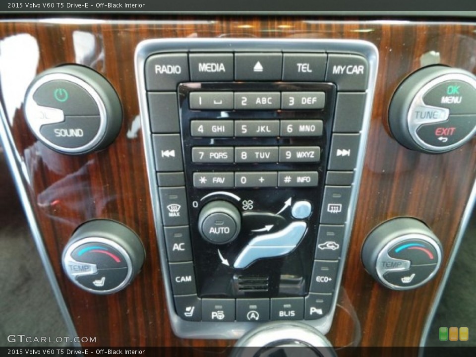 Off-Black Interior Controls for the 2015 Volvo V60 T5 Drive-E #91002897