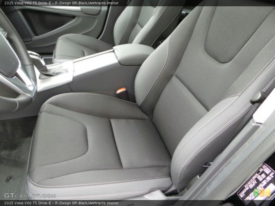 R-Design Off-Black/Anthracite Interior Front Seat for the 2015 Volvo V60 T5 Drive-E #91002984