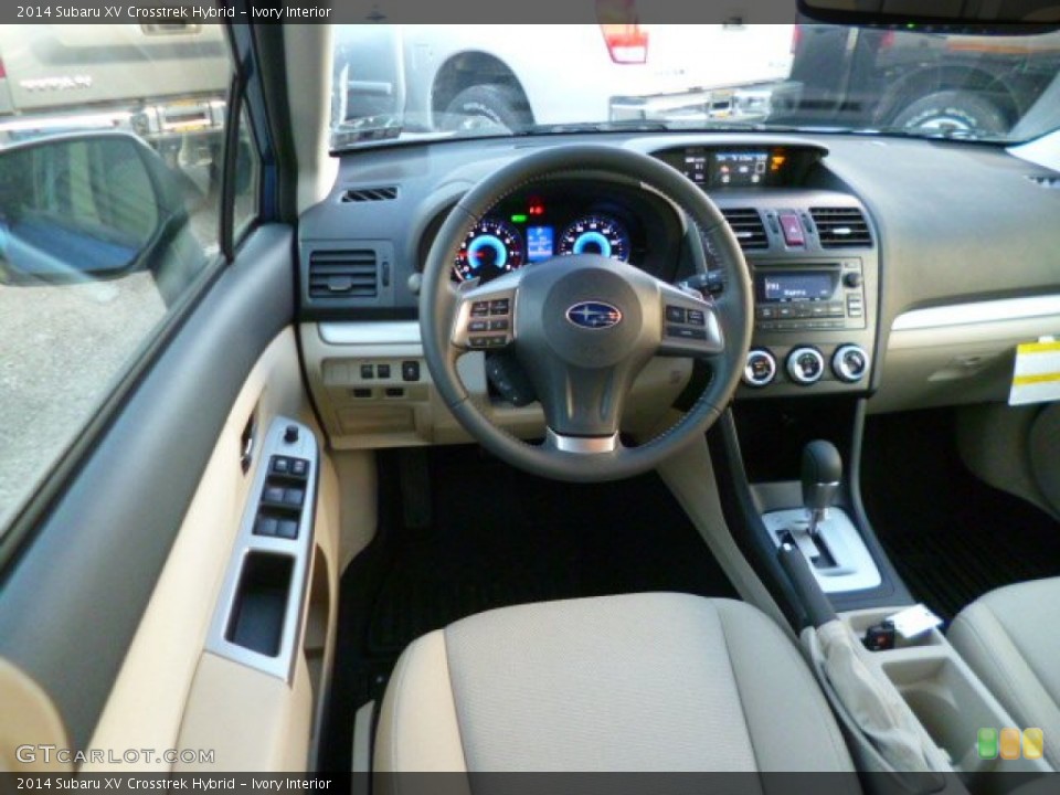 Ivory Interior Dashboard for the 2014 Subaru XV Crosstrek Hybrid #91012160