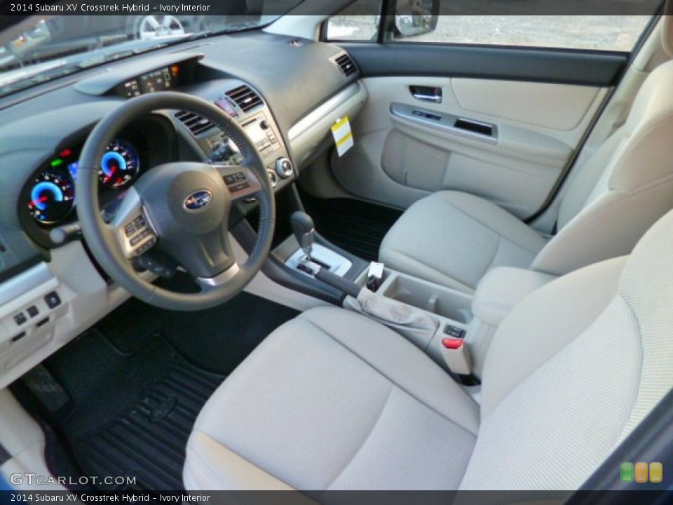 Ivory 2014 Subaru XV Crosstrek Interiors