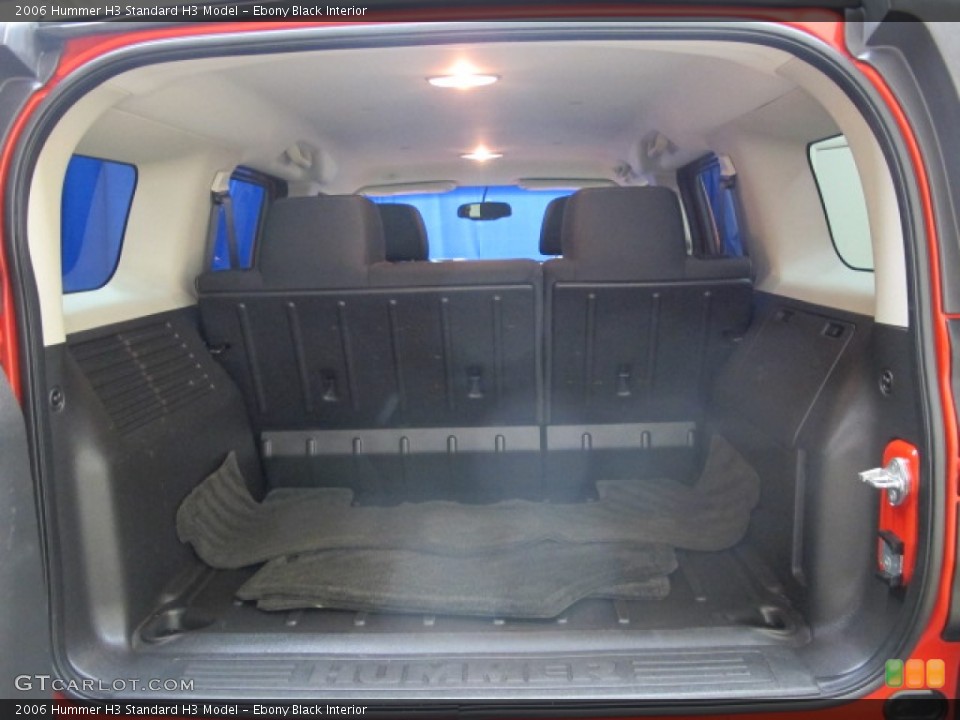 Ebony Black Interior Trunk for the 2006 Hummer H3  #91019321