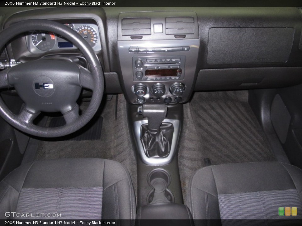 Ebony Black Interior Dashboard for the 2006 Hummer H3  #91019665
