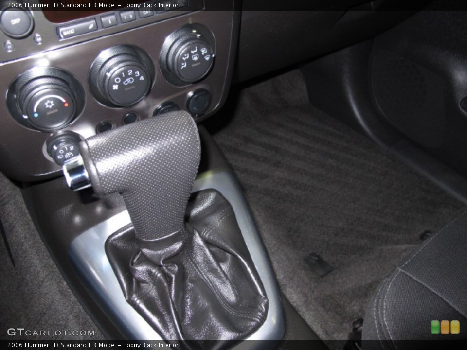Ebony Black Interior Transmission for the 2006 Hummer H3  #91019711