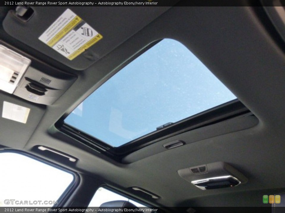 Autobiography Ebony/Ivory Interior Sunroof for the 2012 Land Rover Range Rover Sport Autobiography #91029224