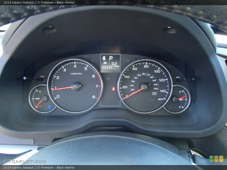 Black Interior Gauges for the 2014 Subaru Outback 2.5i Premium #91032146