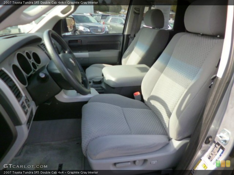 Graphite Gray Interior Photo for the 2007 Toyota Tundra SR5 Double Cab 4x4 #91033595