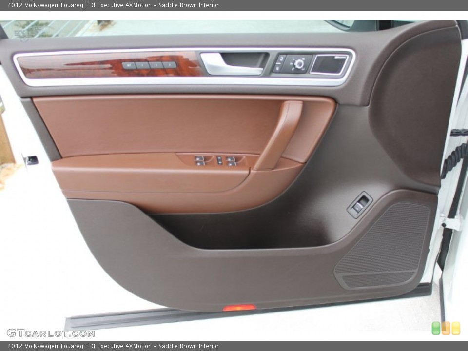 Saddle Brown Interior Door Panel for the 2012 Volkswagen Touareg TDI Executive 4XMotion #91039037