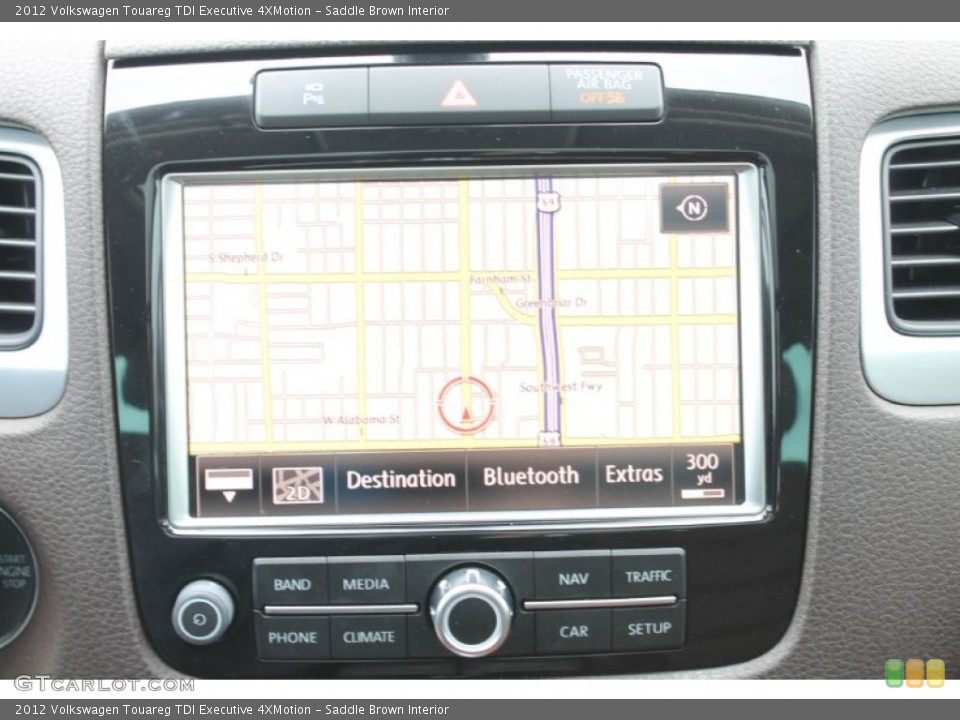 Saddle Brown Interior Navigation for the 2012 Volkswagen Touareg TDI Executive 4XMotion #91039097
