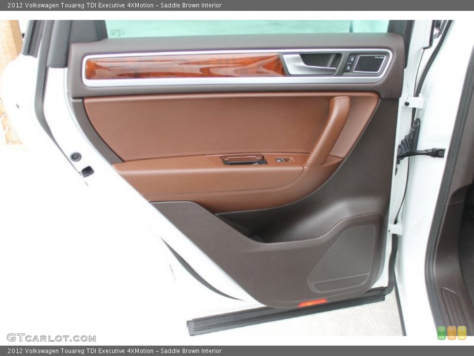 Saddle Brown Interior Door Panel for the 2012 Volkswagen Touareg TDI Executive 4XMotion #91039137