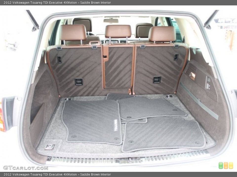Saddle Brown Interior Trunk for the 2012 Volkswagen Touareg TDI Executive 4XMotion #91039175