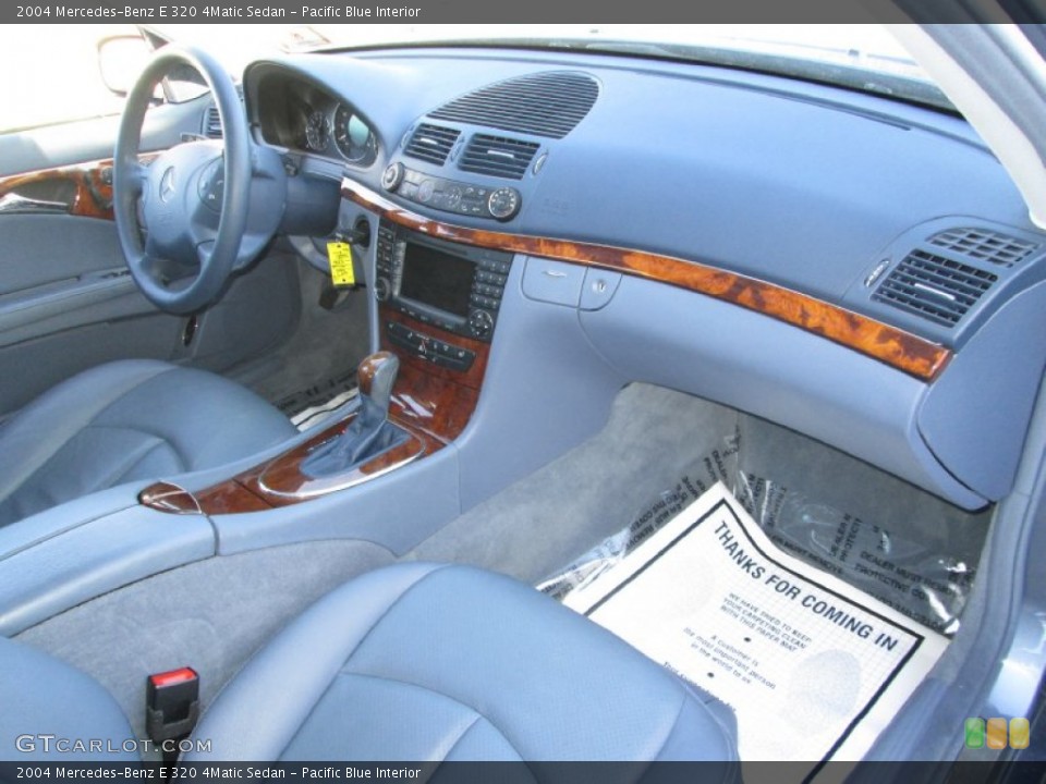Pacific Blue Interior Dashboard for the 2004 Mercedes-Benz E 320 4Matic Sedan #91039418
