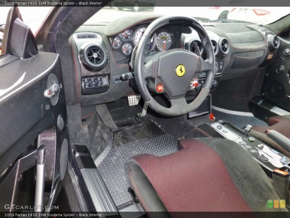 Black Interior Photo for the 2009 Ferrari F430 16M Scuderia Spider #91040798