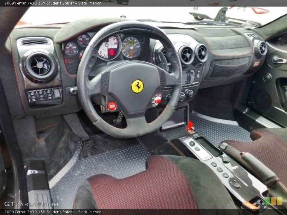 Black Interior Prime Interior for the 2009 Ferrari F430 16M Scuderia Spider #91040819