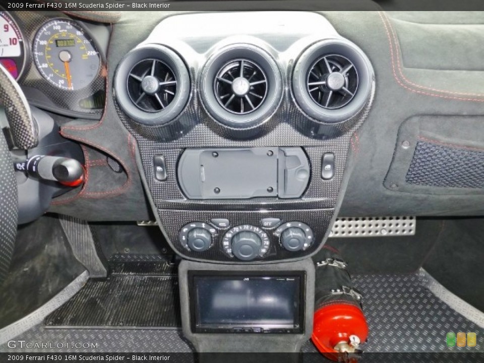 Black Interior Controls for the 2009 Ferrari F430 16M Scuderia Spider #91040855