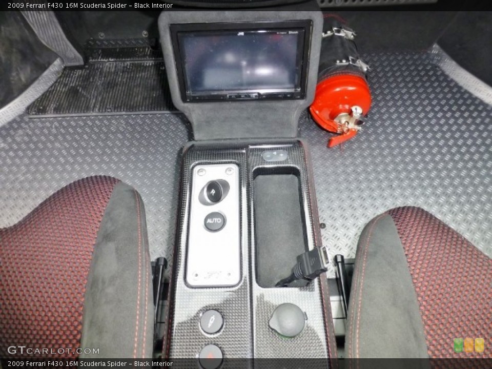Black Interior Controls for the 2009 Ferrari F430 16M Scuderia Spider #91040864