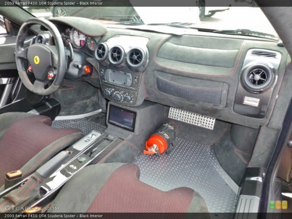 Black Interior Dashboard for the 2009 Ferrari F430 16M Scuderia Spider #91040891
