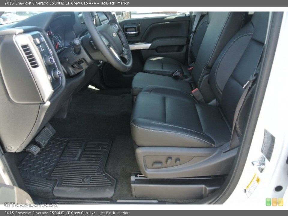 Jet Black Interior Front Seat for the 2015 Chevrolet Silverado 3500HD LT Crew Cab 4x4 #91043119