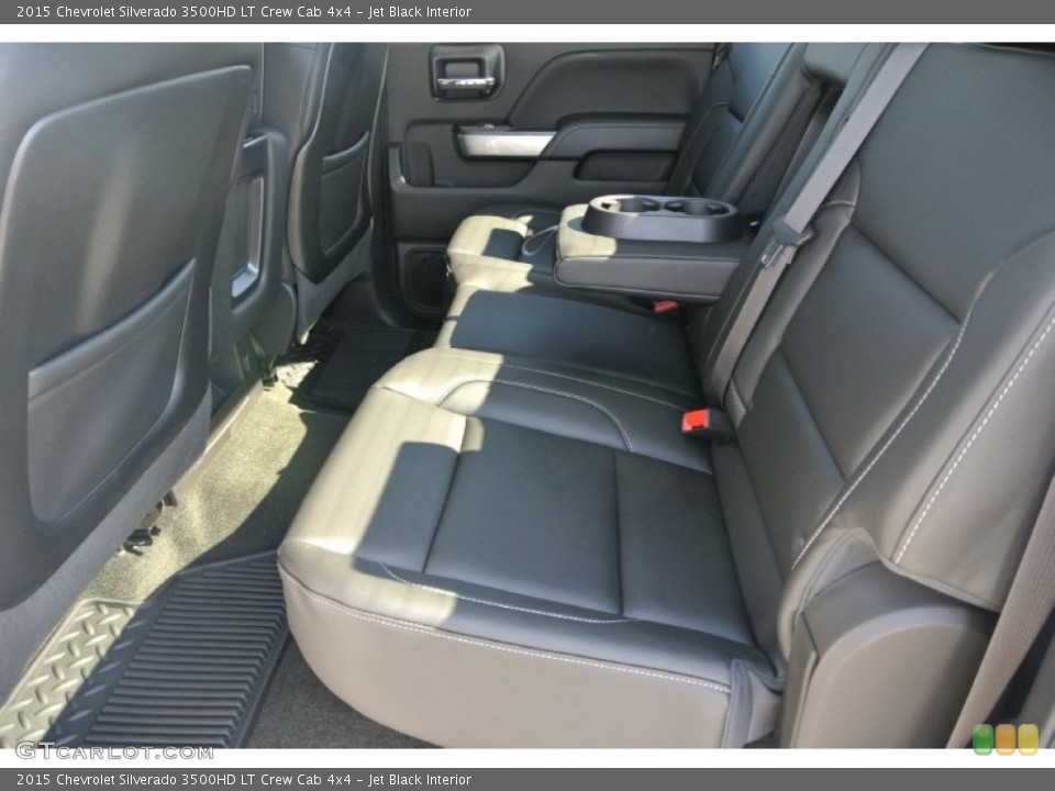 Jet Black Interior Rear Seat for the 2015 Chevrolet Silverado 3500HD LT Crew Cab 4x4 #91043183