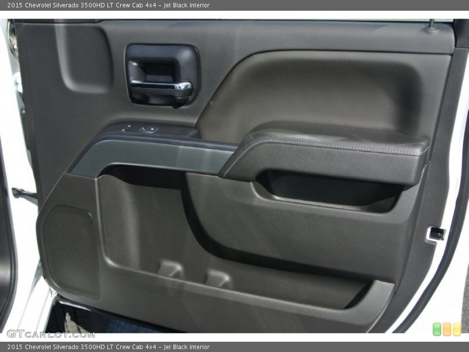 Jet Black Interior Door Panel for the 2015 Chevrolet Silverado 3500HD LT Crew Cab 4x4 #91043210
