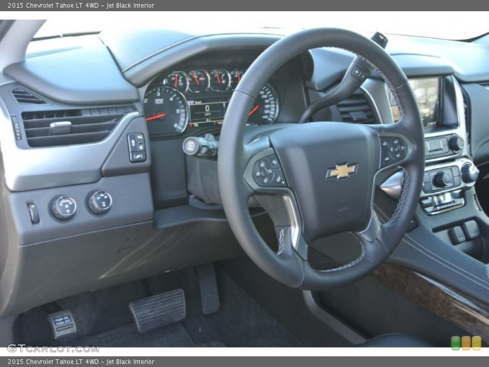 Jet Black Interior Steering Wheel for the 2015 Chevrolet Tahoe LT 4WD #91043888