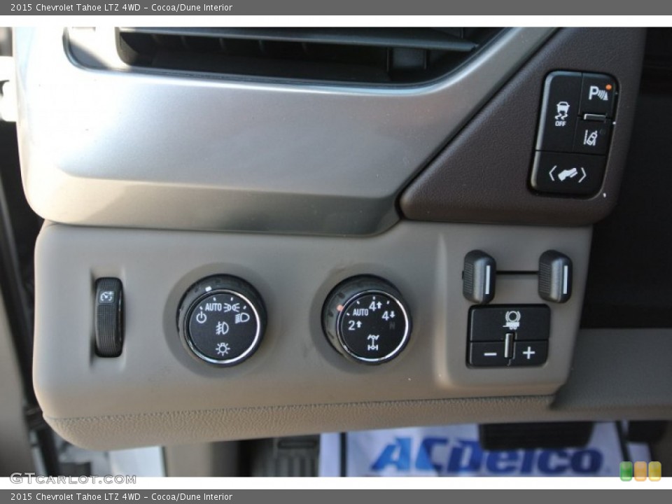 Cocoa/Dune Interior Controls for the 2015 Chevrolet Tahoe LTZ 4WD #91043975