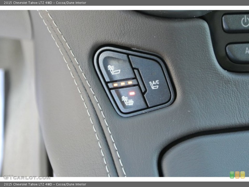 Cocoa/Dune Interior Controls for the 2015 Chevrolet Tahoe LTZ 4WD #91043981
