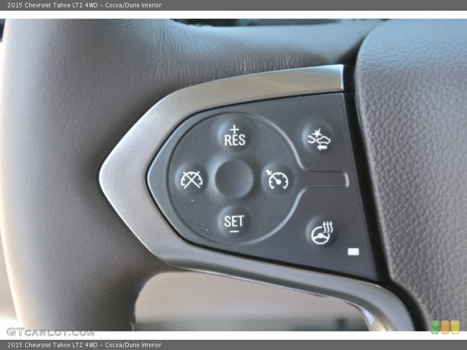 Cocoa Dune Interior Controls For The 2015 Chevrolet Tahoe