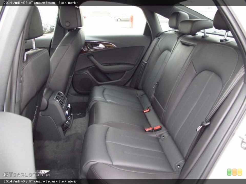 Black Interior Rear Seat for the 2014 Audi A6 3.0T quattro Sedan #91050951