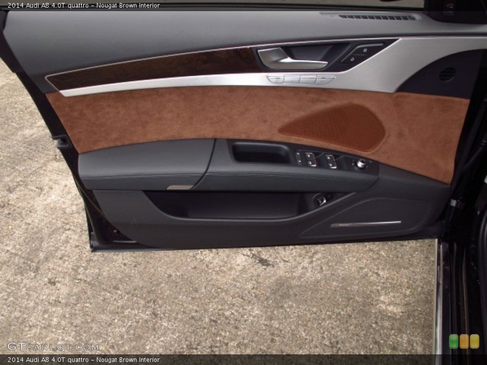 Nougat Brown Interior Door Panel for the 2014 Audi A8 4.0T quattro #91051461
