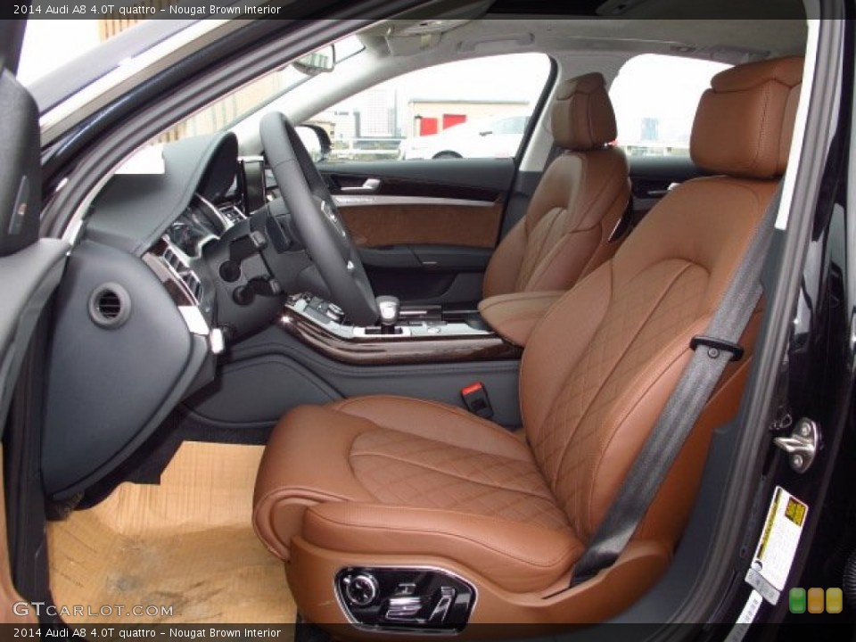 Nougat Brown Interior Photo for the 2014 Audi A8 4.0T quattro #91051482