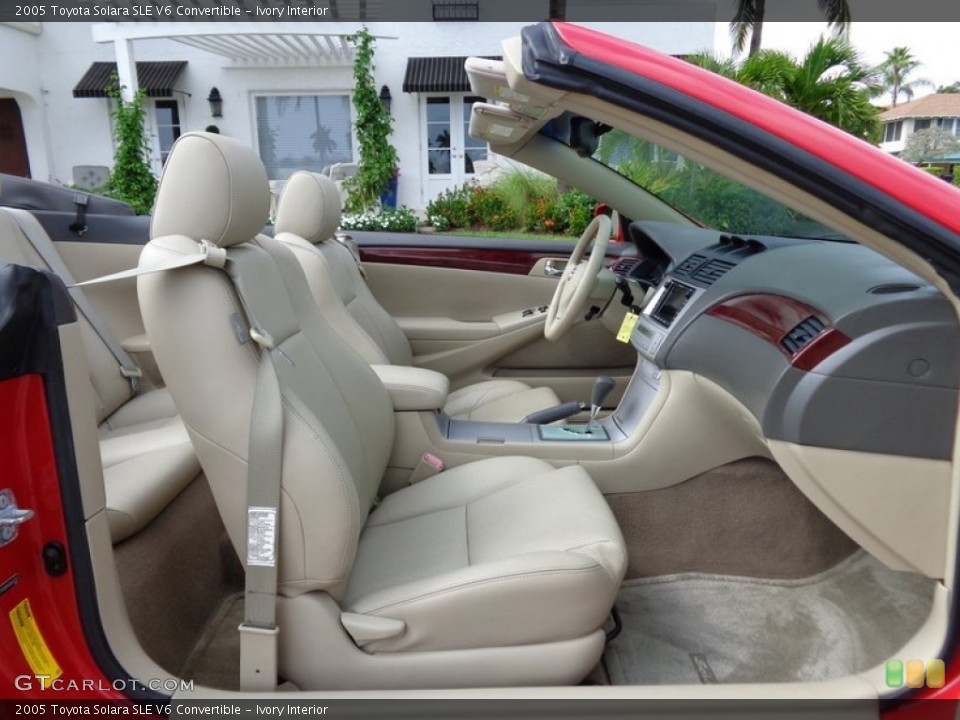 Ivory 2005 Toyota Solara Interiors