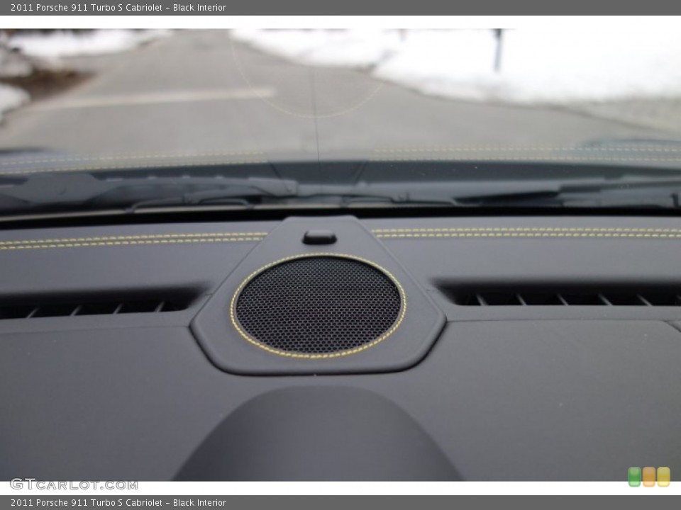 Black Interior Audio System for the 2011 Porsche 911 Turbo S Cabriolet #91052319