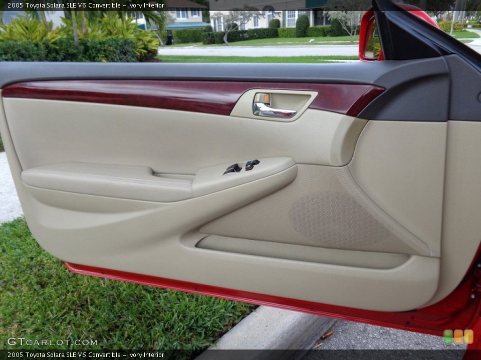 Ivory Interior Door Panel for the 2005 Toyota Solara SLE V6 Convertible #91053078