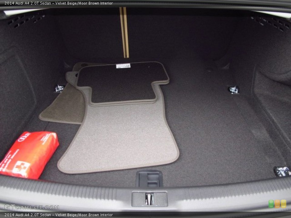 Velvet Beige/Moor Brown Interior Trunk for the 2014 Audi A4 2.0T Sedan #91054117