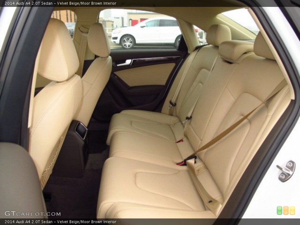 Velvet Beige/Moor Brown 2014 Audi A4 Interiors