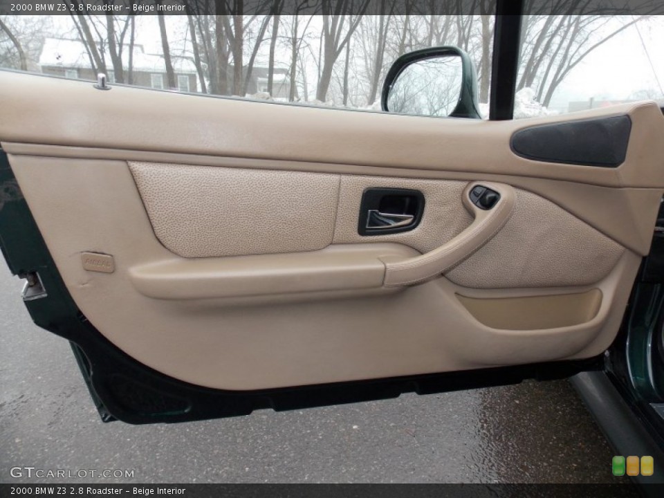 Beige Interior Door Panel for the 2000 BMW Z3 2.8 Roadster #91056159