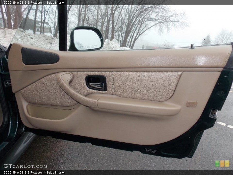 Beige Interior Door Panel for the 2000 BMW Z3 2.8 Roadster #91056285