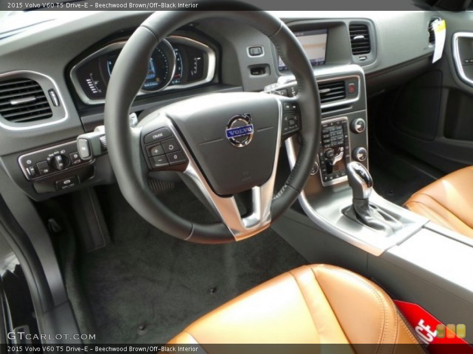 Beechwood Brown/Off-Black Interior Dashboard for the 2015 Volvo V60 T5 Drive-E #91063835