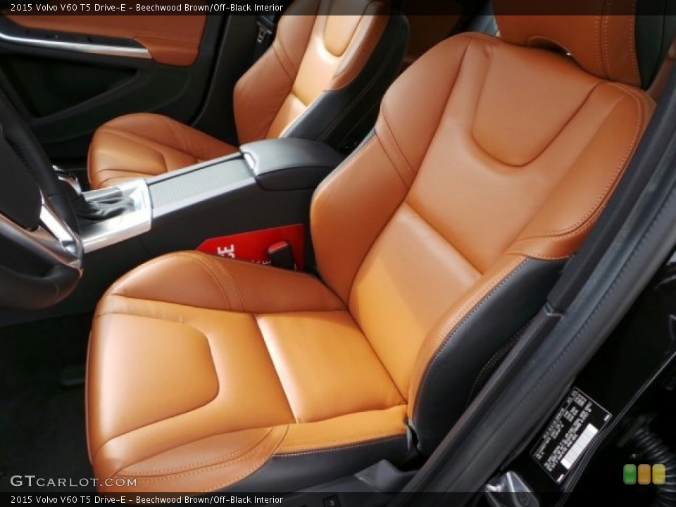 Beechwood Brown/Off-Black Interior Photo for the 2015 Volvo V60 T5 Drive-E #91063853
