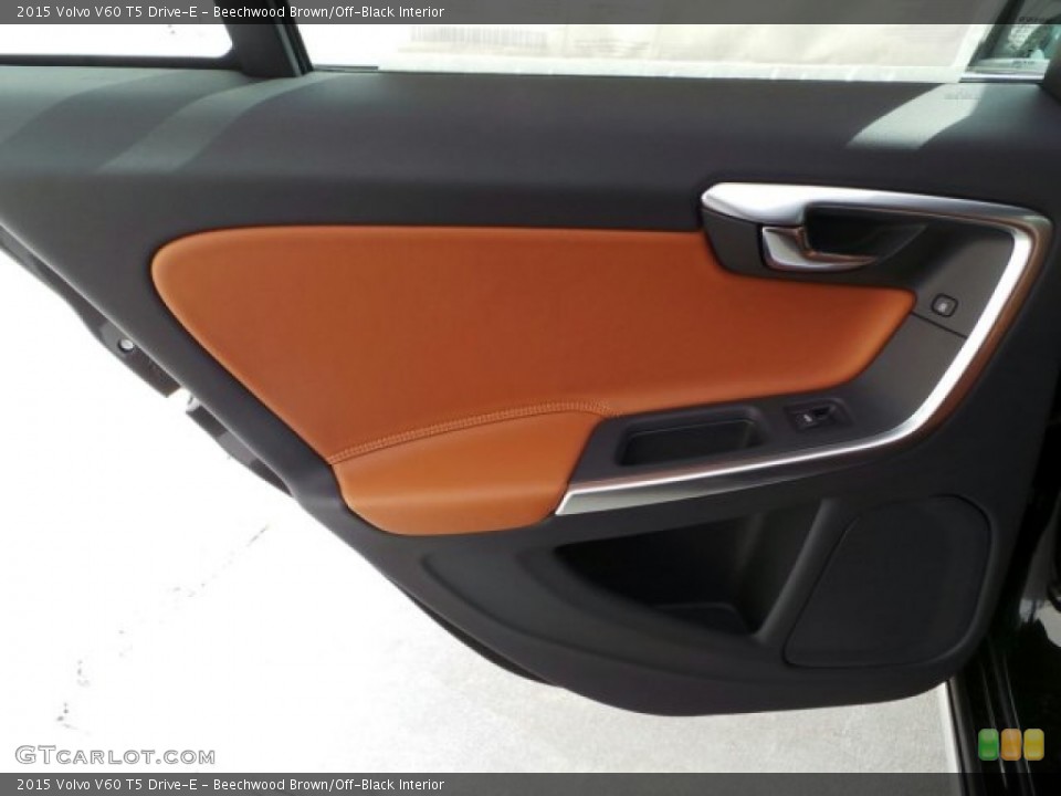 Beechwood Brown/Off-Black Interior Door Panel for the 2015 Volvo V60 T5 Drive-E #91064229