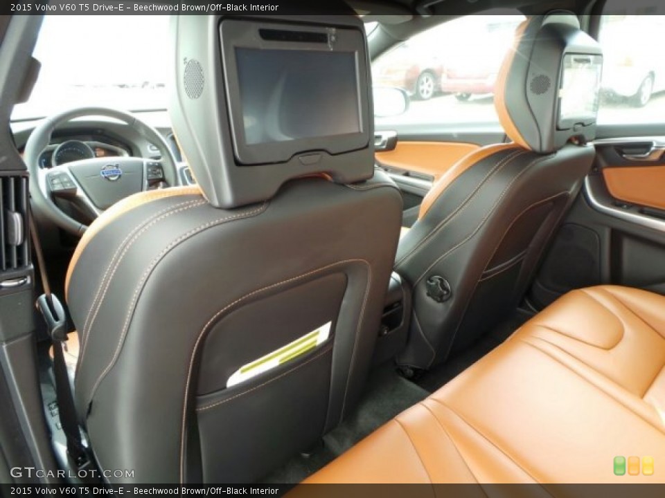 Beechwood Brown/Off-Black Interior Rear Seat for the 2015 Volvo V60 T5 Drive-E #91064244