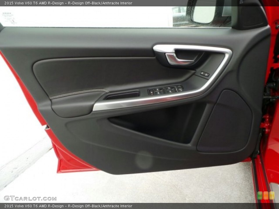 R-Design Off-Black/Anthracite Interior Door Panel for the 2015 Volvo V60 T6 AWD R-Design #91064661