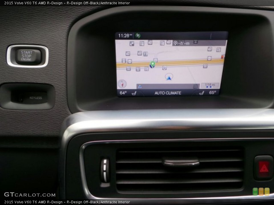 R-Design Off-Black/Anthracite Interior Navigation for the 2015 Volvo V60 T6 AWD R-Design #91064808