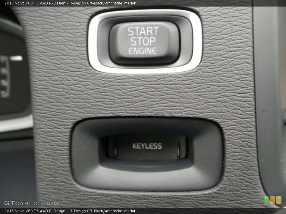 R-Design Off-Black/Anthracite Interior Controls for the 2015 Volvo V60 T6 AWD R-Design #91064829